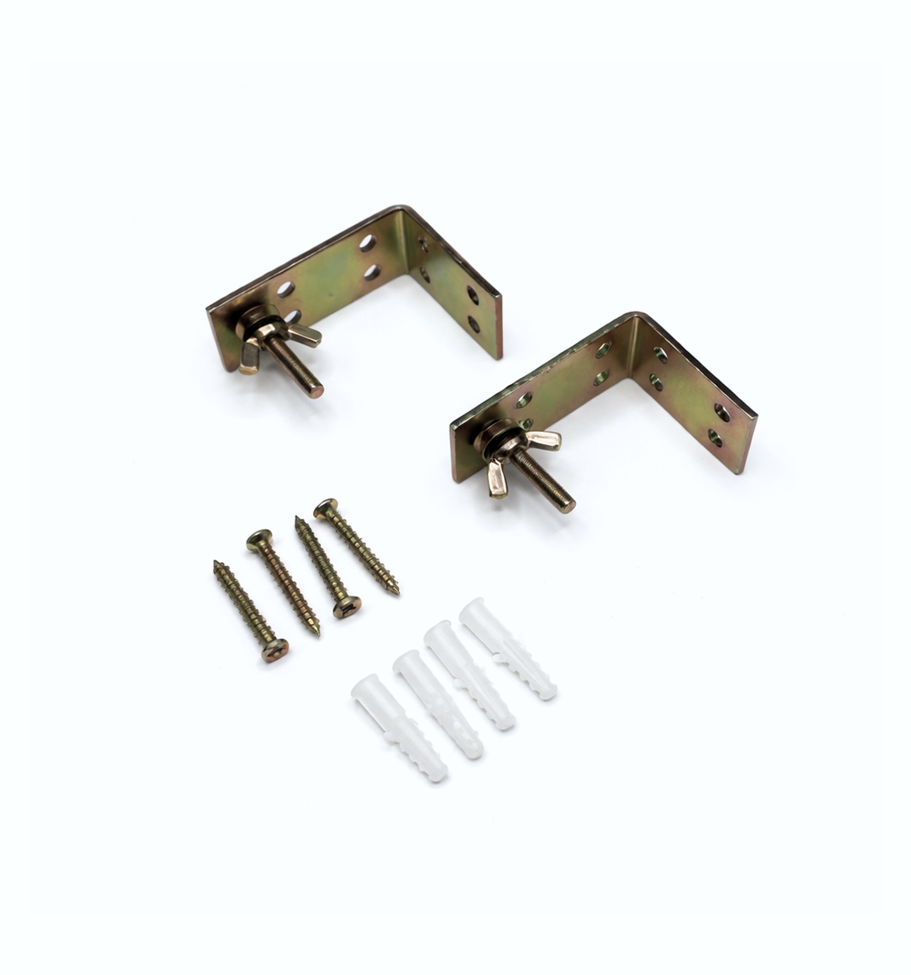 Mounting brackets and hardware included