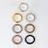 Grommet rings are offered in two sizes and seven different finishes. Antique Copper, Antique Brass, Brass, Black, Matte, Nickel, and Satin Smoke.
