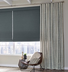 Boutique Flat Drapery: Patterns shown in Medallion Midnight