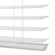 Faux Wood Blinds up close bottom rail