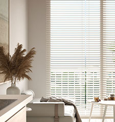 Blindsgalore 2&quot; Privacy Plus Faux Wood Blinds