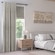 Blindsgalore Back Tab Curtain Panels shown in Twill Canvas Natural with blackout liner