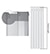 All pinch pleat panels come pre-pinned on the back of the header and include rod attachment rings in color of your choice