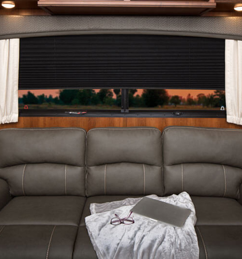 Blindsgalore Pleated RV Shades: Room Darkening